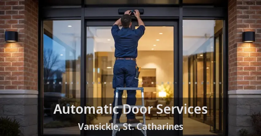Automatic Door Services Vansickle, St. Catharines - ON