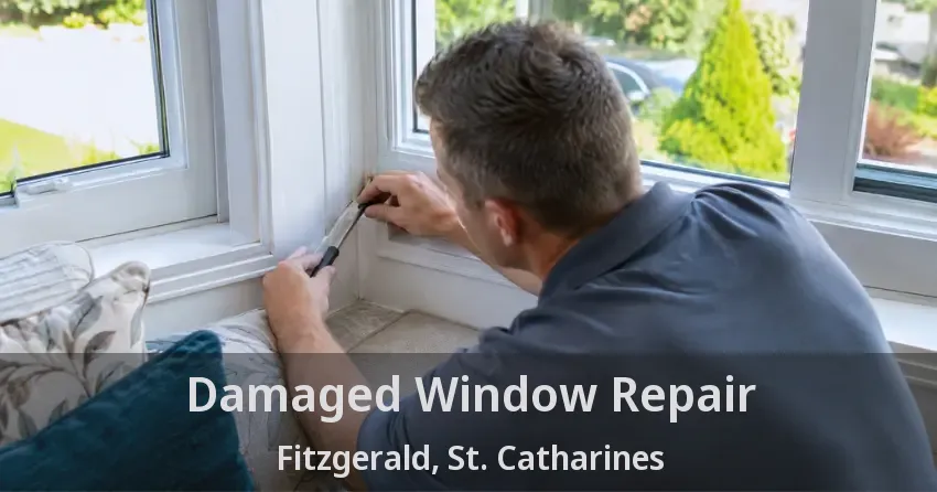 Damaged Window Repair Fitzgerald, St. Catharines - ON