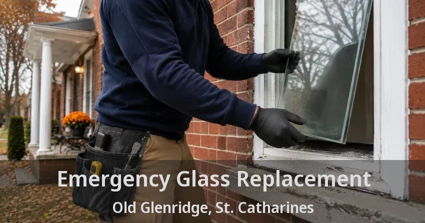 Emergency Glass Replacement Old Glenridge, St. Catharines - ON