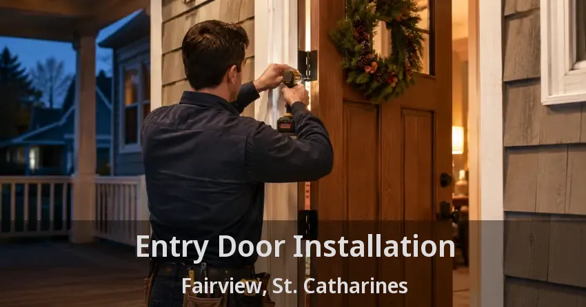 Entry Door Installation Fairview, St. Catharines - ON