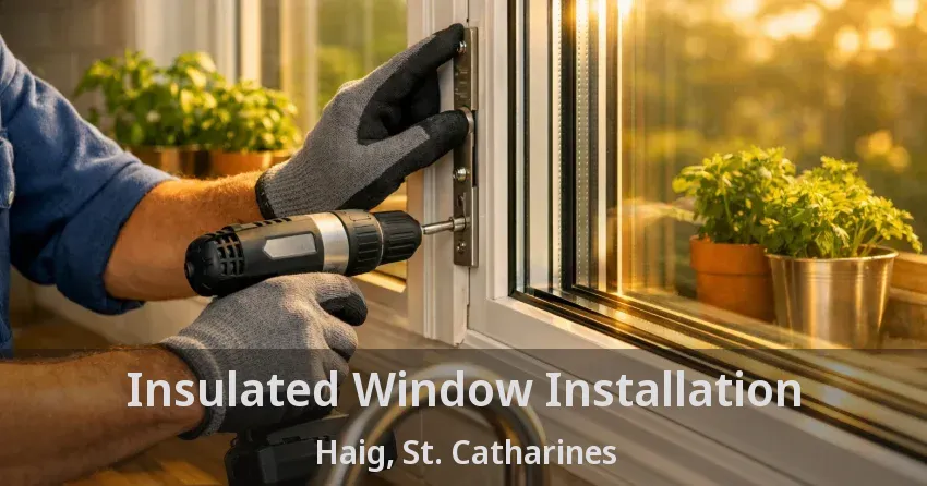 Insulated Window Installation Haig, St. Catharines - ON