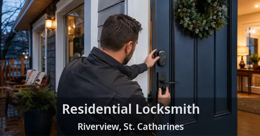 Residential Locksmith Riverview, St. Catharines - ON