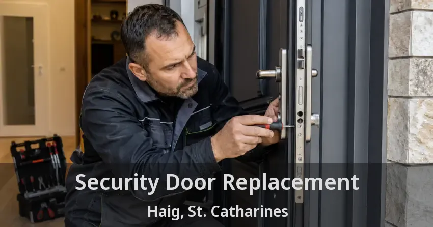 Security Door Replacement Haig, St. Catharines - ON
