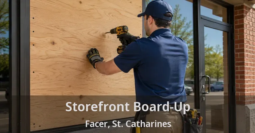 Storefront Board-Up Facer, St. Catharines - ON