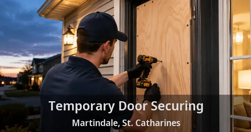 Temporary Door Securing Martindale, St. Catharines - ON