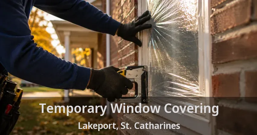 Temporary Window Covering Lakeport, St. Catharines - ON