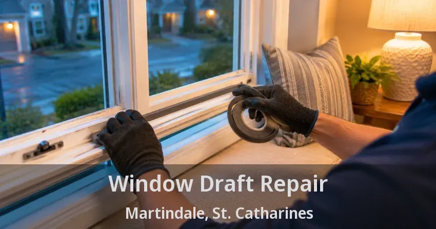 Window Draft Repair Martindale, St. Catharines - ON