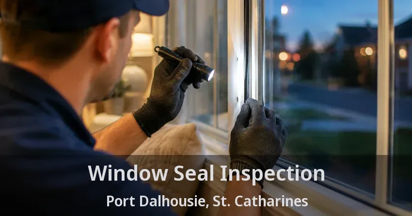 Window Seal Inspection Port Dalhousie, St. Catharines - ON