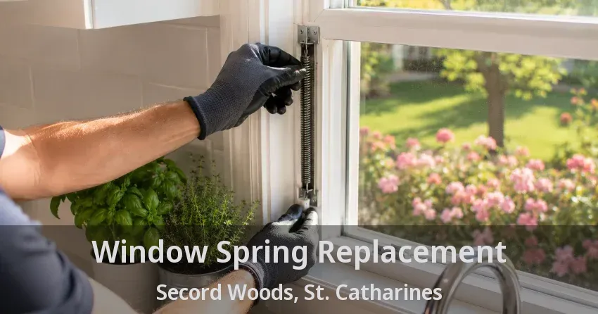 Window Spring Replacement Secord Woods, St. Catharines - ON