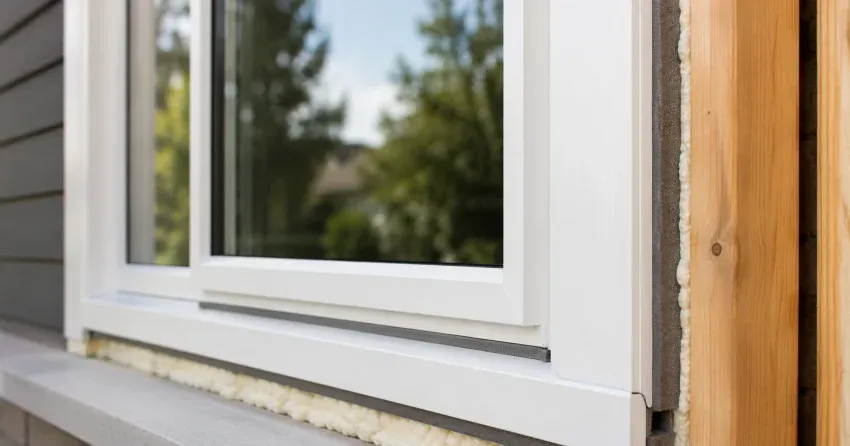 technician installing fiberglass window frame in Facer, St. Catharines home