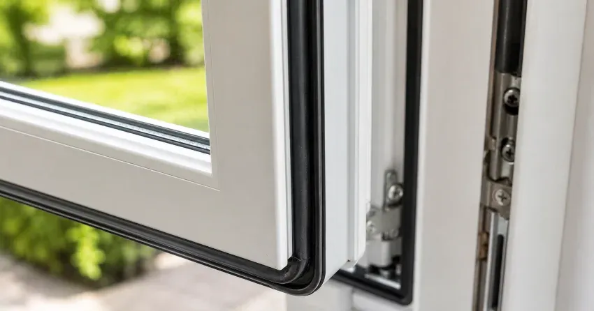 casement window cranked fully open in a St. Catharines home