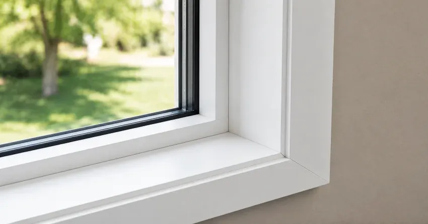 large picture window installed in a living room in Yates, St. Catharines